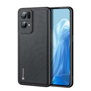 Dux Ducis Fino phone case for Oppo Reno7 Pro 5G, black, with nylon fabric - Phone Case