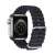 Dux Ducis OceanWave Apple Watch band in black, back view