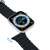 Dux Ducis OceanWave Apple Watch band in black, close-up of the buckle