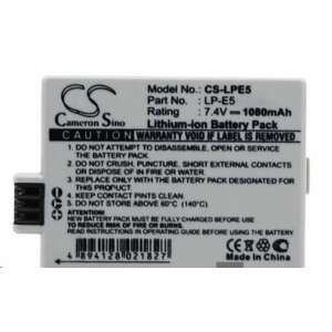 Camcron Sino LP-E5 Akkumulátor - Canon EOS - 7.4V 1080mAh