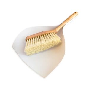 York Bamboo Dustpan and Brush Set, Eco-Friendly Cleaning Tool - YORK
