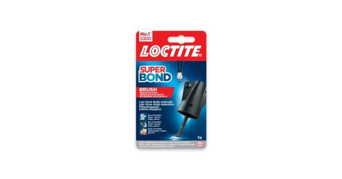 Henkel Loctite Super Attak pillanatragasztó ecsetes 5g (1178774)