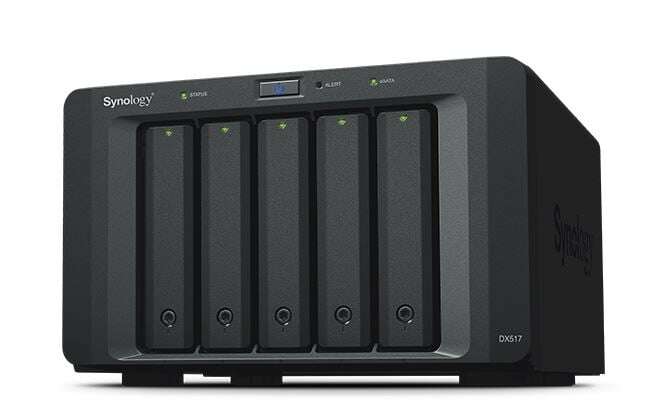 Synology DX517 Hálózati adattároló bővítőegység 5 HDD
