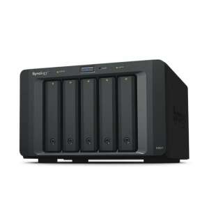 Synology DX517 Netzwerkspeicher-Erweiterungseinheit, schwarz, 5 Festplatten-Schächte - Synology