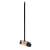 York Partvis 120cm broom with handle, black, 33x10cm head, Eco Natural
