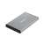 NATEC Rhino GO 2.5 inch external hard drive enclosure, gray, side view