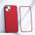 Joyroom iPhone 13 red 360 full case front and back with tempered glass