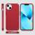 Joyroom 360 Full Case for iPhone 13, red phone case with tempered glass screen protector