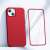 Joyroom 360 Full Case for iPhone 13, red phone case and tempered glass screen protector