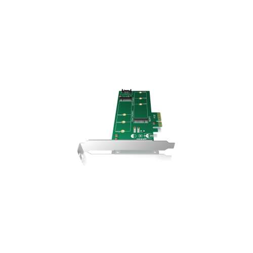 Raidsonic Icy Box 2x M.2 PCIe bővítő kártya IB-PCI209, oldalnézet - RaidSonic