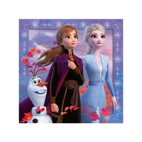 Ravensburger Frozen II 3x49 piece puzzle, featuring Anna and Elsa