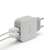 Delight Dual USB Power Adapter, 2.1A, white, side view