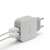 Delight Dual USB Power Adapter, 2.1A, white, side view