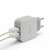 Delight Dual USB Power Adapter, 2.1A, white, side view