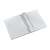 Leitz WOW A5 spiral notebook, white, gridded, open, showing ruler
