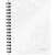 Leitz WOW A5 spiral notebook, white, gridded