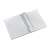 Leitz WOW A5 spiral notebook, white, gridded, open, showing ruler
