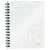 Leitz WOW A5 spiral notebook, white, gridded