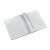 Leitz WOW A5 spiral notebook, white, gridded, open, showing ruler