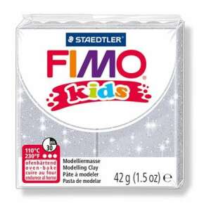 Staedtler FIMO Kids silver glitter modeling clay, 42g - Fimo