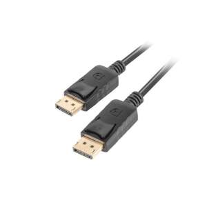 Kabel DisplayPort Lanberg 3m czarny, 3 metry długości, czarny, pozłacane złącza - Kabel