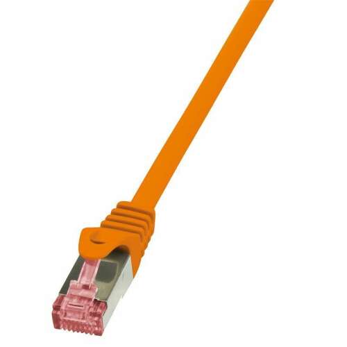 LogiLink CAT6 S/FTP pomarańczowy kabel patch, 1 metr
