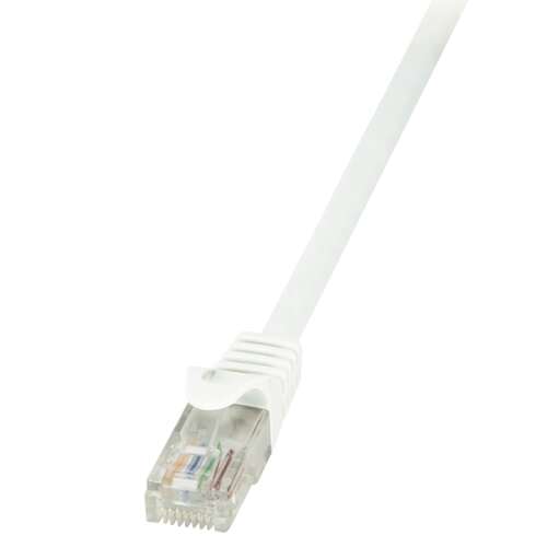 LogiLink EconLine CAT6 UTP patch cable, white, 3 meters
