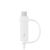 Dátový a nabíjací kábel Samsung 2v1 Micro USB + Typ C 1,5m biely 140121727