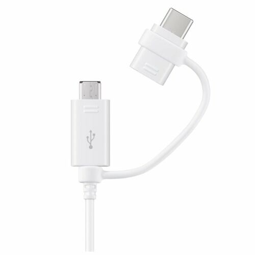 Samsung 2-in-1 USB Type-C and Micro USB Cable, white
