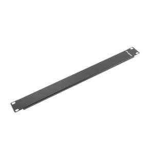 Lanberg 19 inch 1U black rack cabinet blank panel - Rack Cabinet Accessory
