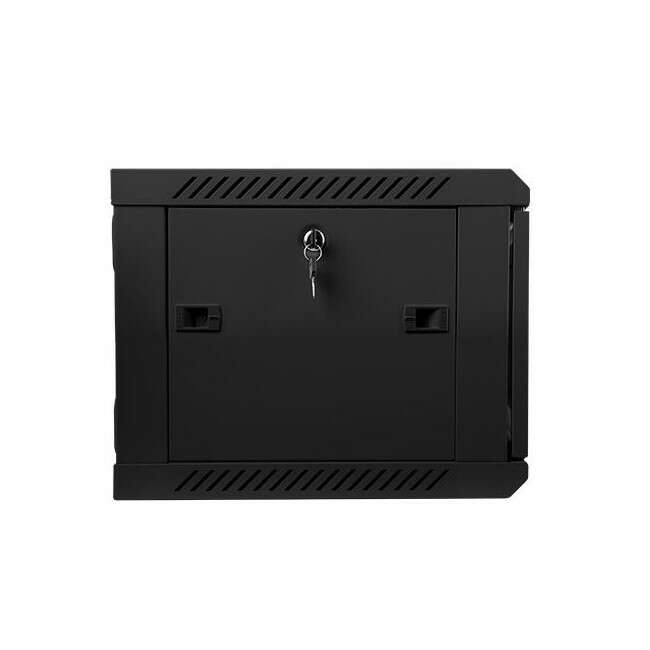Lanberg 6U 19" fali rack szekrény 600x450mm fekete (WF01-6406-10B)