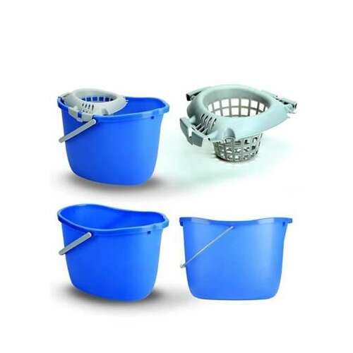 Felmosóvödör centrifugával, kék, 2 az 1-ben, tisztítás, padló, háztartás