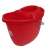 Piros felmosóvödör centrifugával, tisztítás, padló, háztartás