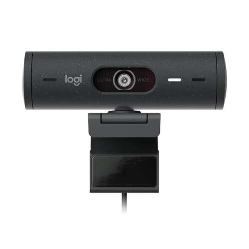 Logitech Brio 500 Full HD-Webkamera mit Mikrofon in Graphitgrau