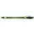 Schneider Xpress 0.8mm black felt-tip pen, green barrel, close-up of tip