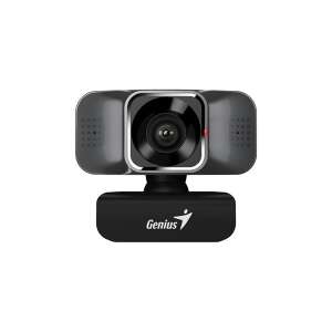 Webcamera Genius FaceCam Quiet, Full HD 1080p, reducere a zgomotului, microfon încorporat, pentru apeluri video, întâlniri online, streaming - Camere web