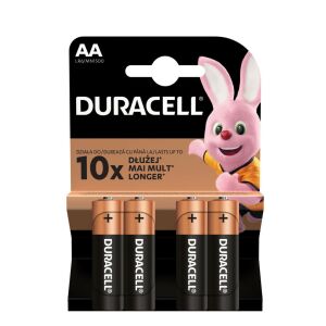 Baterie alkaliczne Duracell AA - Długa żywotność, 4 sztuki - Duracell E-mail