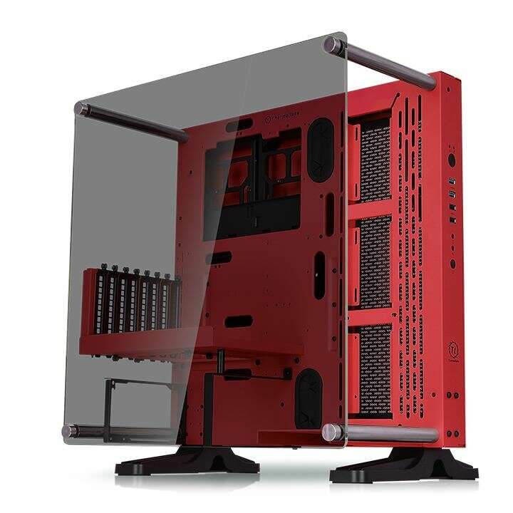 Thermaltake core p3 tempered glass red edition táp nélküli open f...
