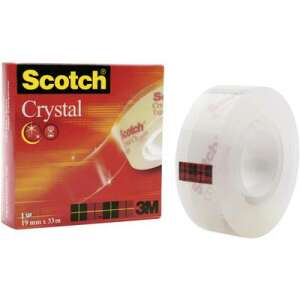 3M Scotch Crystal Clear 600 Tape, 19mm x 33m - Office accessory