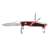 Victorinox RangerGrip 61 0.9553.MC Schweizer Taschenmesser, rot-schwarz, mit geöffneter Klinge, zeigt alle Werkzeuge