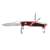 Victorinox RangerGrip 61 0.9553.MC Schweizer Taschenmesser, rot-schwarz, mit geöffneter Klinge, zeigt alle Werkzeuge