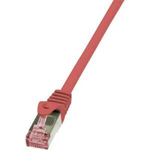 RJ45 Hálózati csatlakozókábel, CAT 6 S/FTP [1x RJ45 dugó - 1x RJ45 dugó] 1,5 m, piros LogiLink 65568456 