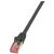 RJ45 Network cable, CAT 6 S/FTP [1x RJ45 plug - 1x RJ45 plug] 1.5 m, black LogiLink 65568759