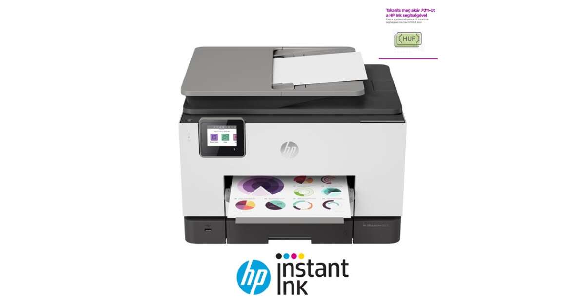 HP OfficeJet Pro 9022e – Stampante Multifunzione A Getto D'Inchiostro – A4, Wi-Fi, Fax, Stampa Fronte/Retro