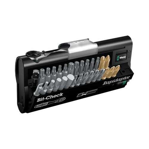 Sada bitov Wera Bit-Check BR 30 Universal s račňou