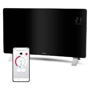 Sencor SCF 4741BK elektromos konvektor, fekete, digitális kijelzővel és távirányítóval - Sencor