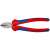 Knipex 70 02 180 side-cutting pliers, 180 mm, red and blue handles
