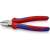 Knipex 70 02 180 side-cutting pliers, 180mm, red and blue handles