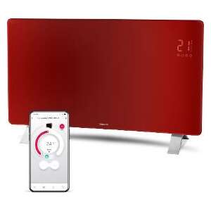 Sencor SCF 4742RD Elektromos konvektor, piros, digitális kijelzővel és alkalmazásvezérléssel - Sencor