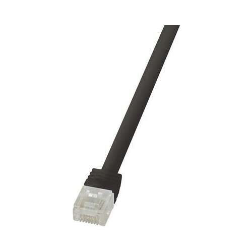 Cablu de rețea LogiLink CF2073U CAT6 U/UTP RJ45, 5m, negru